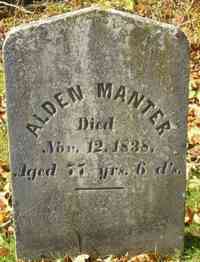 Alden MANTER - Grave