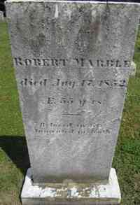 Robert MARBLE - Grave