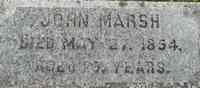 John MARSH - Grave