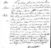 Marguerite PLANTE? DESCHAMPS? CUTEUR? - 1831 marriage