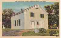 Mashpee, Massachusetts, USA - The Old Indian Church, Mashpee, Cape Cod, Mass.