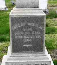 Anthony MASON - Grave