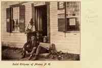 Mason, New Hampshire, USA - Solid Citizens of Mason, N.H. at Post Office, 1906