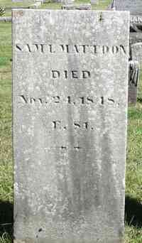 Samuel MATTOON - Grave