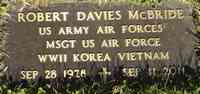 Robert Davies MCBRIDE - Grave