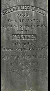Joseph MCCLELLAN - Grave
