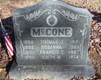 Francis Edward MCCONE - Grave