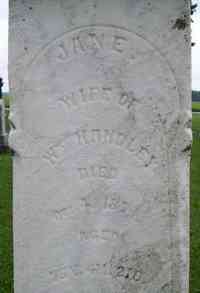 Jane MCDERMOTT - Grave