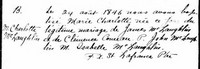 Marie Charlotte MCLAUGHLIN - Baptism