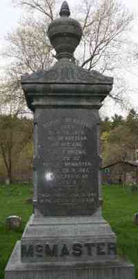 Robert MCMASTER - Grave