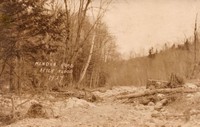 Mendon, Vermont, USA - Mendon Road after flood, 1927