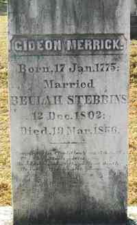 Gideon MERRICK - Grave
