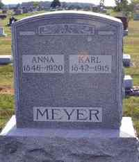 Karl Johans (Charles) MEYER - Grave