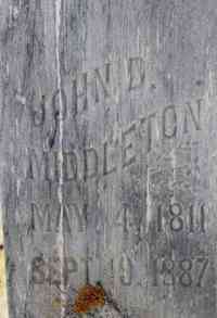 John Downing MIDDLETON - Grave