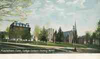 Middletown, Connecticut, USA - College Campus Looking North, 1906