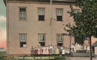 Milan, New Hampshire, USA - Village School, 1906