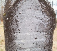 Joshua Vickers MILHOUS - Grave