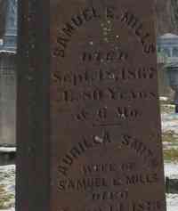 Samuel E. MILLS - Grave