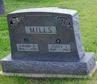 Calvin Oren MILLS - Grave