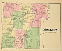 Monkton, Vermont, USA - Monkton, Vermont, USA - 1871 map of Monkton