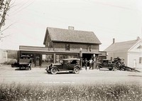 Monroe, Maine, USA - Littlefield's Garage, Monroe, Me.