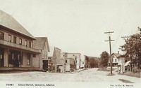 Monson, Maine, USA - Main Street, 1915