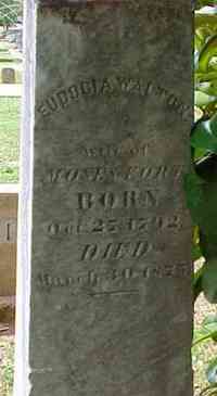 Eudocia Walton MOORE - Grave