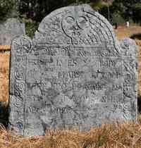 Mary LUCAS? MOREY? - Grave Here Lyes Ye Body of Mrs Mary Atwood Wife to Deacon Nathaniel Atwood