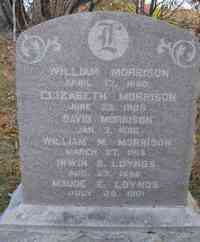 William MORRISON - Grave