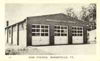 Morristown, Vermont, USA - Fire Station, Morrisville, VT.