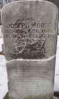 Joseph MORSE - Grave
