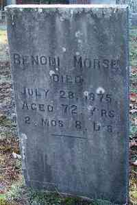 Benoni MORSE - Grave
