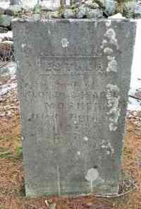 Esther MOSHER - Grave