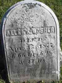 Allen A MOSHER - Grave