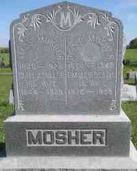 Amos MOSHER - Grave
