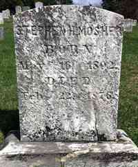 Stephen Howland MOSHER - Grave