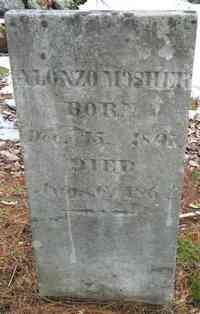 Alonzo P MOSHER - Grave