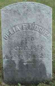 Delia F. MOSHER - Grave