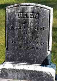 Helen MOSHER - Grave