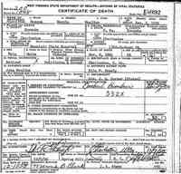 Roscoe Norris MOULTON - Death Certificate