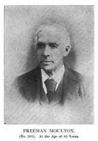 Freeman MOULTON - Moulton Annals by Henry William Moulton Editor Claribel Moulton Publisher Edward A. Claypool, 1906