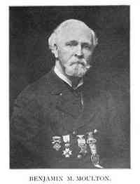 Benjamin M MOULTON - Moulton Annals by Henry William Moulton Editor Claribel Moulton Publisher Edward A. Claypool, 1906