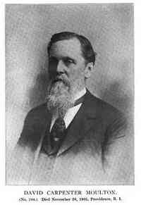 David Carpenter MOULTON - Moulton Annals by Henry William Moulton Editor Claribel Moulton Publisher Edward A. Claypool, 1906