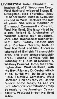 Helen E MURRAY - Obituary