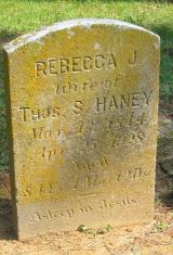 Rebecca J MYERS - Grave