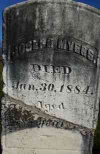 Joseph MYERS - Grave Inscription: Joseph MYERS Died Jan. 30, 1884 Aged 88 years