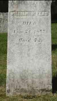 William MYERS - Grave