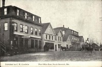 North Berwick, Maine, USA - North Berwick, Maine, USA - Post Office Row