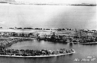 North Hero, Vermont, USA - Aerial view of No. Hero, Vt.