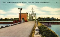 North Hero, Vermont, USA - Grand Isle Bridge between North Hero and Grand Isle, Vermont, Lake Champlain